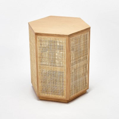  Lomita Rattan Accent Table Natural - Threshold™ Designed With Studio McGee