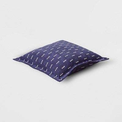  Arete Outdoor Pillow Back Navy - Threshold™