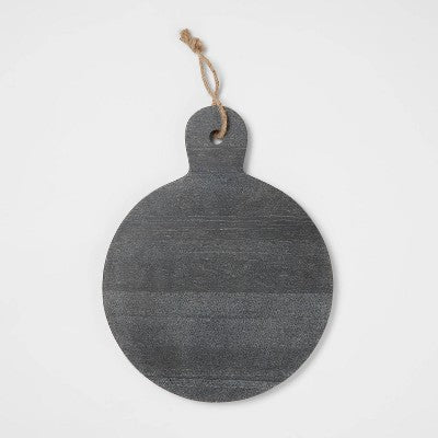  15" X 12" Marble Round Cutting Board - Threshold™