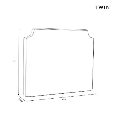  Twin Molly Notched Stick-on-the-Wall Dorm Headboard USB - Threshold™