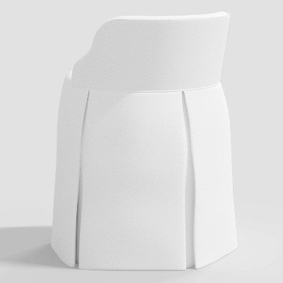  Quin Vanity Chair Twill White - Threshold™