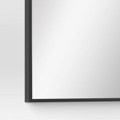  28" X 72" XL Arch Mirror Black - Threshold™