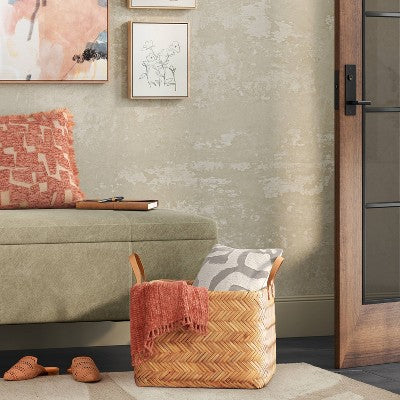  Herringbone Weave Cube Basket - Threshold™