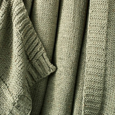  Woven Striped Knit Nep Throw Blanket - Threshold™ Designed With Studio McGee
