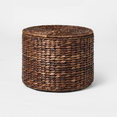  Woven Storage Ottoman Espresso - Threshold™ Designed With McGee