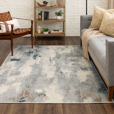  Watercolor Area Rug Gray - Threshold™