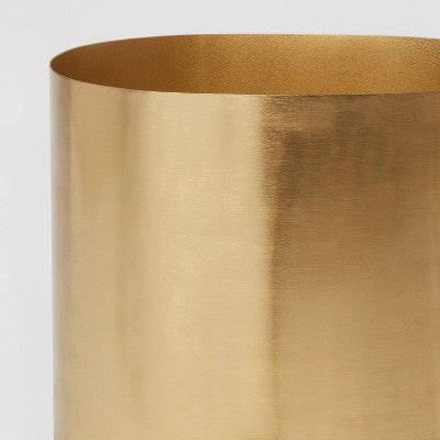  Brushed Brass Waste Can Gold - Threshold™