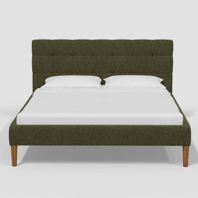  Dessy Pull Tufted Platform Bed In Tweed - Threshold™