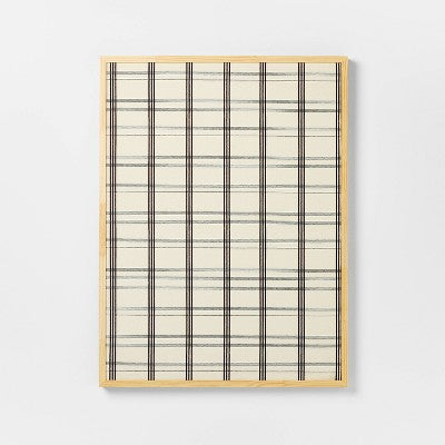  40"x30" Fabric Pinboard With Wood Frame - Threshold™ Designed With Studio McGee