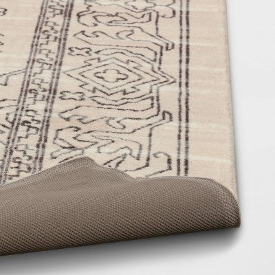  Plush Persian Style Area Rug Cream - Threshold™