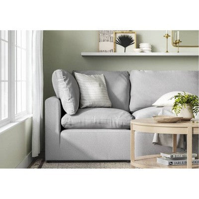  4pc Allandale Modular Sectional Sofa Set Gray - Threshold™