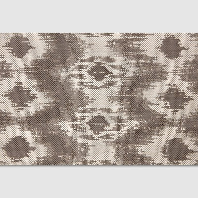 Ikat Outdoor Rug Taupe - Threshold