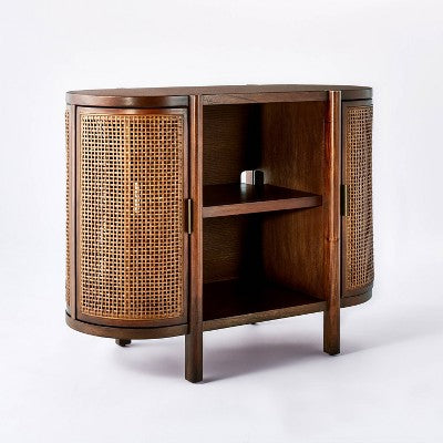  Portola Hills Caned Door Console With Shelves - Threshold™ Designed With Studio McGee