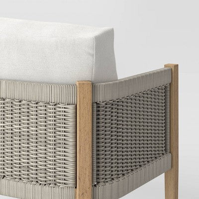  Pasadena Patio Loveseat - Gray - Threshold™ Designed With Studio McGee