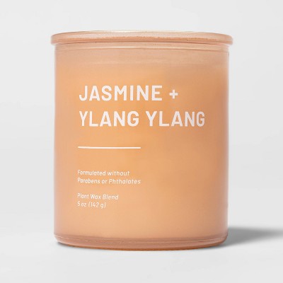 Glass Jar Jasmine And Ylang Candle Orange - Threshold™