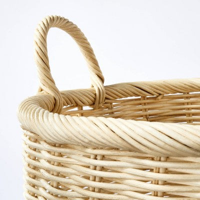 Medium Rattan Basket With Handles - Threshold™ Designed With Studio McGee