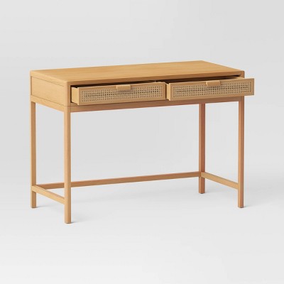  Minsmere Writing Desk With Drawers Brown - Threshold™