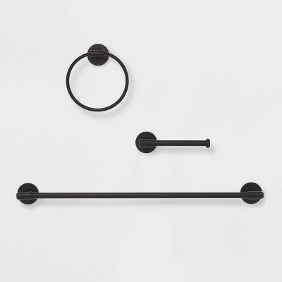  3pc Clean Bath Hardware Set - Threshold™