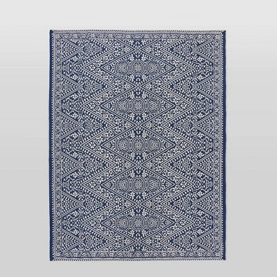  Tapestry Outdoor Rug Blue - Threshold