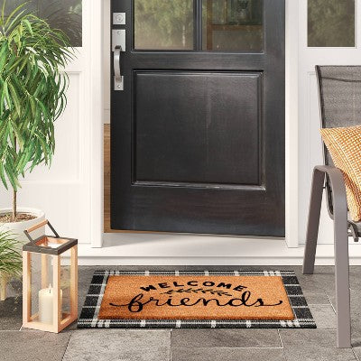  1'6"x2'6" 'Welcome Friends' Door Mat - Threshold™