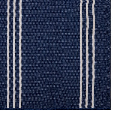  4' X 6' Outdoor Rug Stripe Navy - Threshold™
