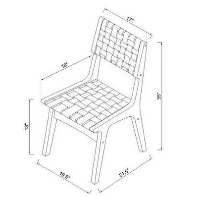  Ceylon Woven Dining Chair - Threshold™