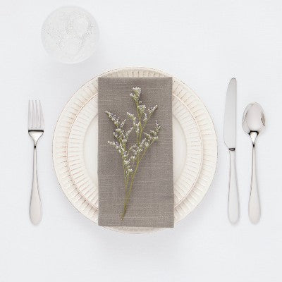  3pc Luxor Place Setting Set Silver - Threshold Signature™