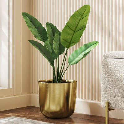  Large Brass Planter - Threshold™