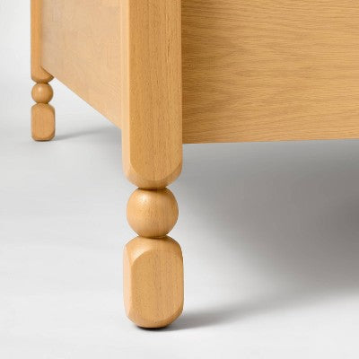  Modern Turned Wood Bed Brown - Threshold™ Designed With Studio McGee
