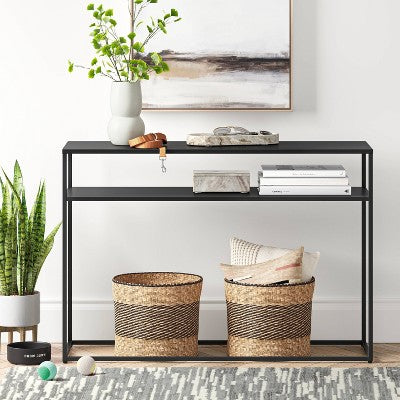  Glasgow Metal Console Black - Threshold™