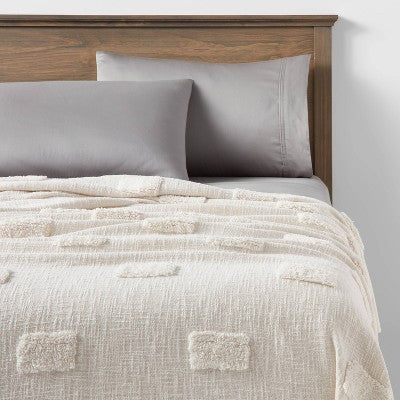  60"x80" Global Tufted Throw Blanket With Tassels - Threshold™