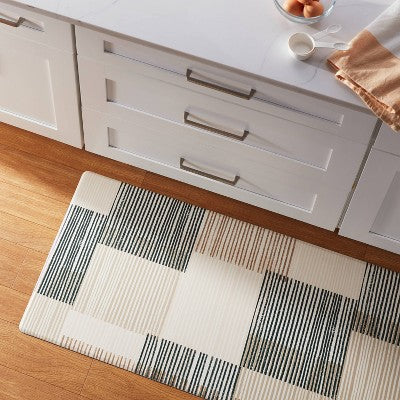  60" X 20" Modern Block Comfort Runner Mat - Threshold™