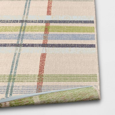  Plaid Outdoor Rug - Threshold™