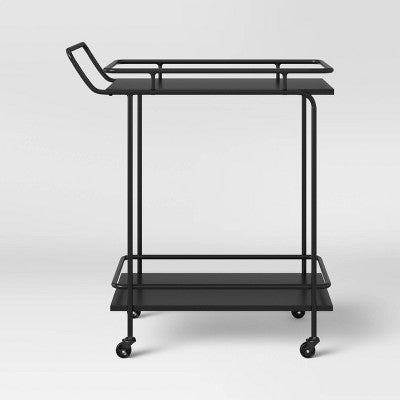  Beaufort Metal Bar Cart Black - Threshold™