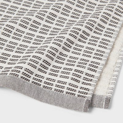  Modern Dash Towel Black/White - Threshold™