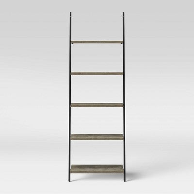  72" Loring 5 Shelf Leaning Bookshelf - Threshold™