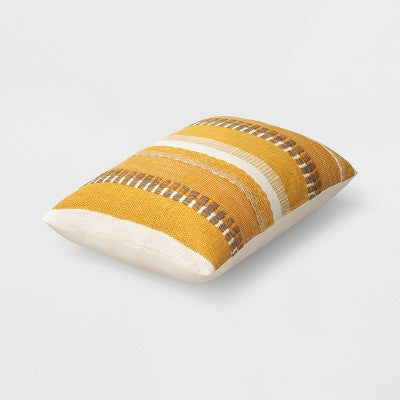  Ombre Striped Lumbar Throw Pillow - Threshold™