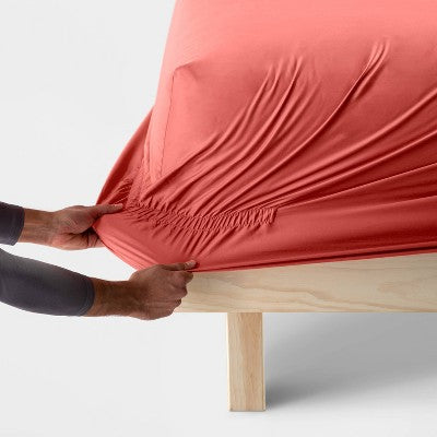  400 Thread Count Solid Performance Sheet Set - Threshold