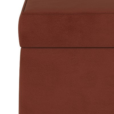  Ottoman Velvet - Skyline Furniture