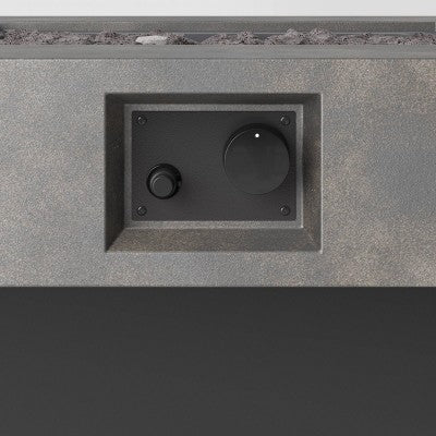  34" Square Liquid Propane Fire Pit - Gray - Threshold™