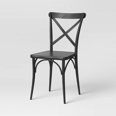  Set Of 2 Malden French Bistro Dining Chair Black - Threshold™