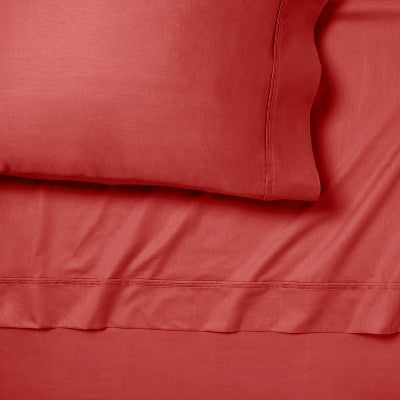  400 Thread Count Solid Performance Sheet Set - Threshold