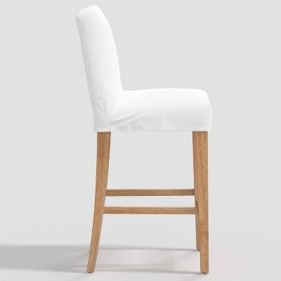  Nazanin Slipcover Barstool Twill White - Threshold™