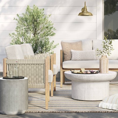  Pasadena Patio Loveseat - Gray - Threshold™ Designed With Studio McGee