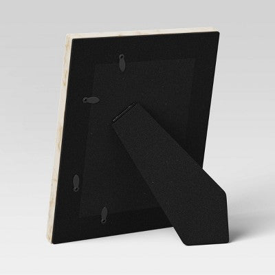  5"x7" Shaped Resin Profile Table Image Frame Beige - Threshold™: Modern Style, Glass, Polyresin