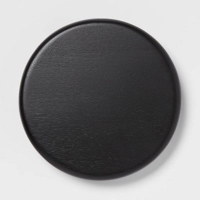  8" Acacia Modern Elevated Trivet Black - Threshold™
