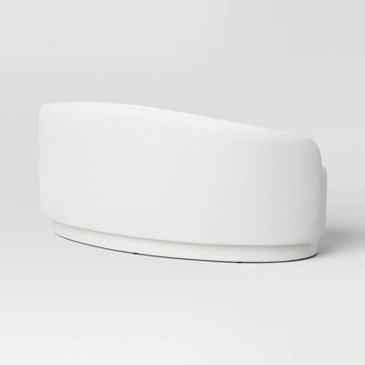  Lupine Curved Loveseat Cream Boucle - Threshold™