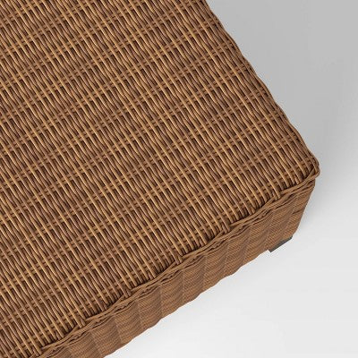  Brookfield Steel Wicker Folding Coffee Table - Threshold™