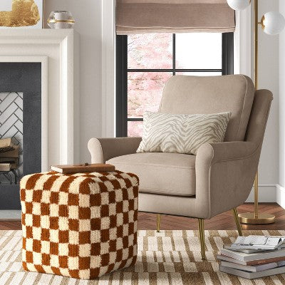  Checkerboard Pouf - Threshold™