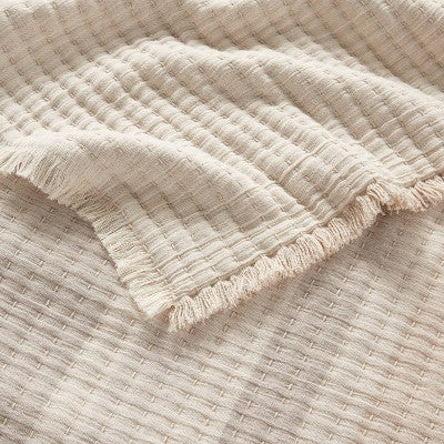  60"x80" Woven Striped Bed Throw - Threshold™